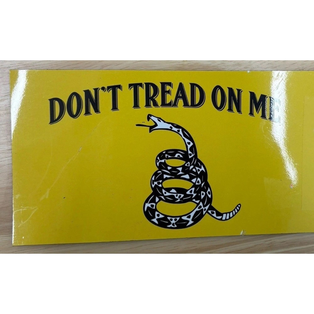Weather Resistant Don’t Tread on Me Gadsden US Flag Fridge Car Vinyl Magnet 7x4